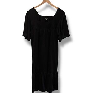 Gudrun Sjödén Jersey Dress Medium Organic Cotton Minimalist Cottagecore Boho NEW